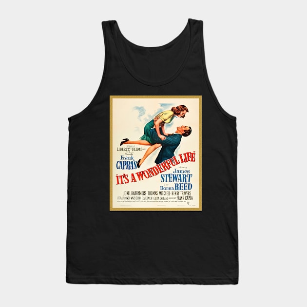 It's A Wonderful Life Movie Poster Tank Top by xposedbydesign